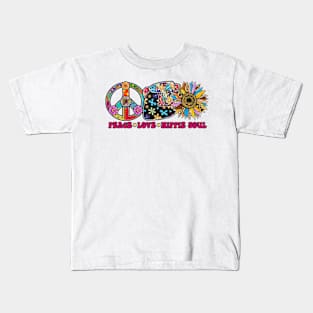 Peace Love Hippie Soul Kids T-Shirt